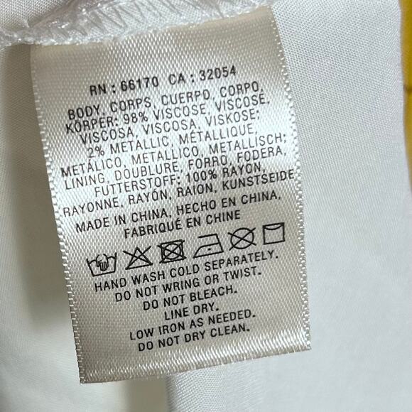 Anthropologie Akemi + Kin maxi dress Medium strappy gold blouson lightweight NWT - Picture 16 of 16